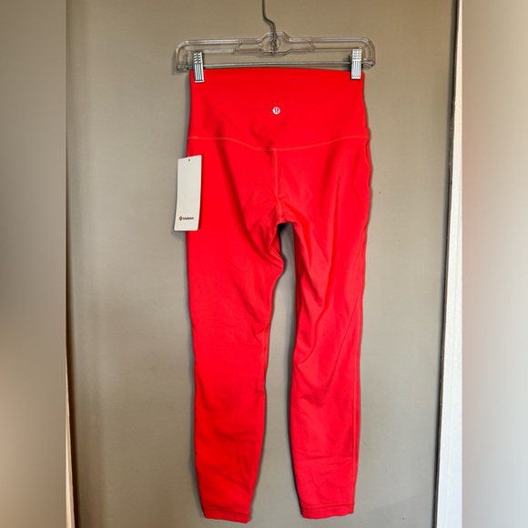 NWT Lululemon Coral Pink Align HR Leggings 25” - Picture 8 of 9